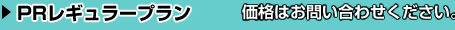 PRレギュラープラン：￥150,000（税別）
