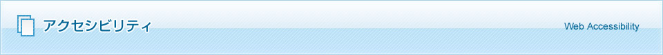 アクセシビリティ